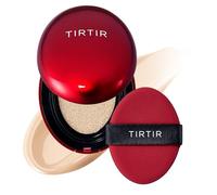 TIRTIR Mask Fit Red Cushion Foundation | Full coverage, Weightless, Skin fit, Satin Glow Finish, Korean Makeup, beauty, Tattoo cover up, Buildable (#17N Vanilla, 0.63 Fl Oz)