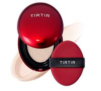 TIRTIR Mask Fit Red Cushion Foundation | Full coverage, Weightless, Skin fit, Satin Glow Finish, Korean Makeup, beauty, Tattoo cover up, Buildable (#13C Fair, 0.63 Fl Oz)