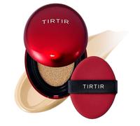 TIRTIR Mask Fit Red Cushion Foundation | Full coverage, Weightless, Skin fit, Satin Glow Finish, Korean Makeup, beauty, Tattoo cover up, Buildable (#24W Soft Beige, 0.63 Fl Oz)