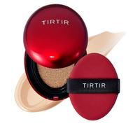 TIRTIR Mask Fit Red Cushion Foundation | Full coverage, Weightless, Skin fit, Satin Glow Finish, Korean Makeup, beauty, Tattoo cover up, Buildable (#23N Sand, 0.63 Fl Oz)