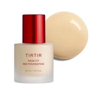 TIRTIR Mask Fit Red FoundationㅣLong Lasting Flawless Coverage, Energy Essence, Lightweight, Hydrating, Pore-Blurring, Breathable Satin Finish, Makeup, Radiant Skin, #21W Natural Ivory, 1.01 Fl Oz