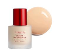 TIRTIR Mask Fit Red FoundationㅣLong Lasting Flawless Coverage, Energy Essence, Lightweight, Hydrating, Pore-Blurring, Breathable Satin Finish, Makeup, Radiant Skin, #21N Ivory, 1.01 Fl Oz