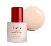 TIRTIR Mask Fit Red FoundationㅣLong Lasting Flawless Coverage, Energy Essence, Lightweight, Hydrating, Pore-Blurring, Breathable Satin Finish, Makeup, Radiant Skin, #15C Fair Porcelain, 1.01 Fl Oz