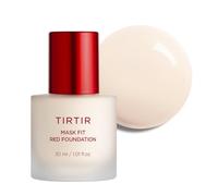 TIRTIR Mask Fit Red FoundationㅣLong Lasting Flawless Coverage, Energy Essence, Lightweight, Hydrating, Pore-Blurring, Breathable Satin Finish, Makeup, Radiant Skin, #10C Shell, 1.01 Fl Oz