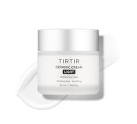 TIRTIR Natural Ceramide Cream | Deep moisturizer for Glass Skin, Polyglutamic acid, Centella Asiatica Extract, Skin barrier, Nature derived ingredients, Dry skin, Korean skincare (50ml, Light)