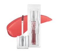 TIRTIR Waterism Tinted Lip Gloss #02 Merry Coral, 0.14 Fl Oz - Kiss Ready Lipgloss, 12H Long Lasting Non Sticky Natural Tinted Glow Korean Multiuse Cheek and Lip Tint for Women gift