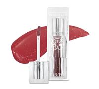 TIRTIR Waterism Tinted Lip Gloss #08 Summer Pumpkin, 0.14 Fl Oz - Kiss Ready Lipgloss, 12H Long Lasting Non Sticky Natural Tinted Glow Korean Multiuse Cheek and Lip Tint for Women gift