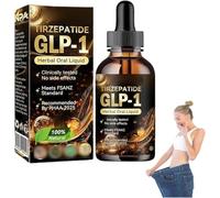 Tirzepatide GLP-1 Herbal Oral Liquid, Moringa Glp-1 Drops, Natural Advanced Body Care Liquids Drop, Moringa Drops for Women and Men, Firming Skin and Body Shaping Care (1 Pcs)