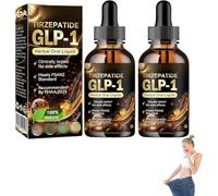 Tirzepatide GLP-1 Moringa Slimming & Health Boost Drops, Natural Advanced Body Care Liquids Drop,Moringa GLP-1 Drops, Firming Skin and Body Shaping Care (2)