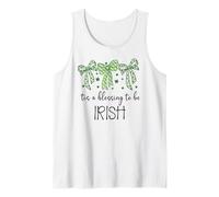 Tis a Blessing to be Irish Blessings St Patricks Lucky Women Tank Top