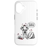 Tis But A Scratch Funny Medieval Knights Armor Round Table Case for iPhone 16
