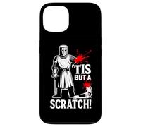Tis But A Scratch Funny Medieval Warrior Humor Saying Knight Case for iPhone 13