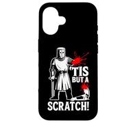 Tis But A Scratch Funny Medieval Warrior Humor Saying Knight Case for iPhone 16