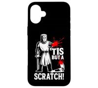 Tis But A Scratch Funny Medieval Warrior Humor Saying Knight Case for iPhone 16 Plus