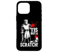 Tis But A Scratch Funny Medieval Warrior Humor Saying Knight Case for iPhone 16 Pro Max