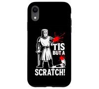 Tis But A Scratch Funny Medieval Warrior Humor Saying Knight Case for iPhone XR