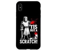 Tis But A Scratch Funny Medieval Warrior Humor Saying Knight Case for iPhone XS Max