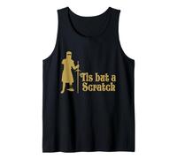 Tis But A Scratch Knighthood Holy Grail Warrior Funny Knight Tank Top