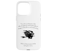 Tis Now The Witching Time Of Night Shakespeare Quote Black Case for iPhone 15 Pro Max