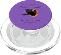 Tis Now The Witching Time Of Night Shakespeare Quote Black PopSockets PopGrip for MagSafe