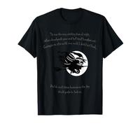 Tis Now The Witching Time of Night Shakespeare Quote Black T-Shirt