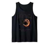 Tis Now The Witching Time of Night Shakespeare Quote Black Tank Top