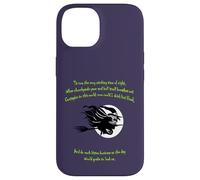Tis Now The Witching Time Of Night Shakespeare Quote Green Case for iPhone 14