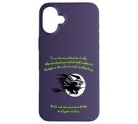 Tis Now The Witching Time Of Night Shakespeare Quote Green Case for iPhone 16 Plus