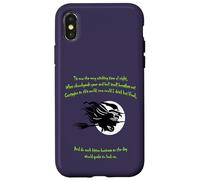 Tis Now The Witching Time Of Night Shakespeare Quote Green Case for iPhone X/XS