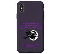 Tis Now The Witching Time Of Night Shakespeare Quote Green Case for iPhone X/XS