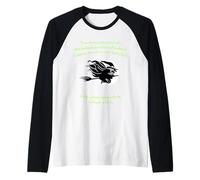 Tis Now The Witching Time of Night Shakespeare Quote Green Raglan Baseball Tee