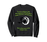 Tis Now The Witching Time Of Night Shakespeare Quote Green Sweatshirt