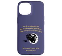 Tis Now The Witching Time Of Night Shakespeare Quote Yellow Case for iPhone 15