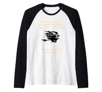 Tis Now The Witching Time of Night Shakespeare Quote Yellow Raglan Baseball Tee