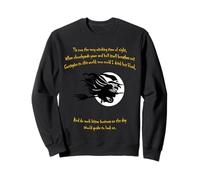 Tis Now The Witching Time Of Night Shakespeare Quote Yellow Sweatshirt