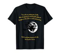 Tis Now The Witching Time of Night Shakespeare Quote Yellow T-Shirt