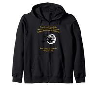 Tis Now The Witching Time Of Night Shakespeare Quote Yellow Zip Hoodie