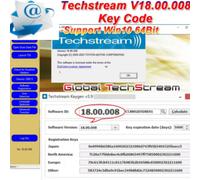 TIS Techstream 18.00.008 software Link and Active Code Newest Version Work with MINIVCI MINI VCI V160 Pro J2534 for TOYOTA Send by email