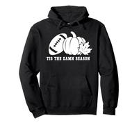Tis the Damn Season Football Fall Touchdown Game Day Mom Pullover Hoodie