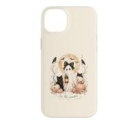 Tis the Halloween Season Cute Ghost Cats Pumpkin Minimalist Case for iPhone 14 Plus