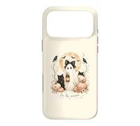 Tis the Halloween Season Cute Ghost Cats Pumpkin Minimalist Case for iPhone 17 Pro Max