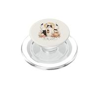 Tis the Halloween Season Cute Ghost Cats Pumpkin Minimalist PopSockets PopGrip for MagSafe