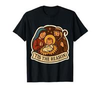 Tis The Reason Jesus Christ Christian Christmas Nativity God T-Shirt