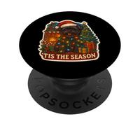 Tis The Season Affenpinscher Dog Merry Christmas Mom Dad Fun PopSockets Adhesive PopGrip