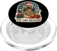 Tis The Season Afghan Hound Dog Merry Christmas Mom Dad Xmas PopSockets PopGrip for MagSafe