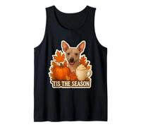 Tis The Season American Hairless Terrier Dog Fall Autumn Cup Tank Top