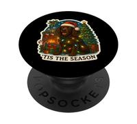Tis The Season American Water Spaniel Dog Christmas Mom Dad PopSockets Adhesive PopGrip