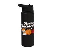 Tis The Season Autumn Season Stainless Steel Insulated Water Bottle
