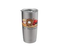 Tis The Season Baseball Game - Eat Sleep Baseball Repeat Stainless Steel Insulated Tumbler