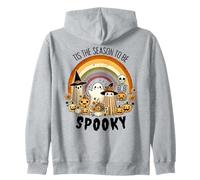 Tis the Season Be Spooky Season Halloween In My Spooky Era Zip Hoodie